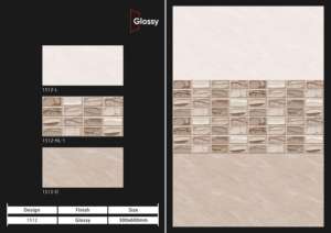 Serie de Azulejos de Porcelana Brillante de Diseño, 30X60CM, Material de Revestimiento de Gran Dimensión, Apto para Construcción Premium e Interiores - Product Image 5