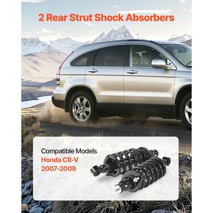 2 Amortiguadores Traseros con Resorte Helicoidal Compatibles con Honda CR-V Modelos 2007-2009 - Product Image 2