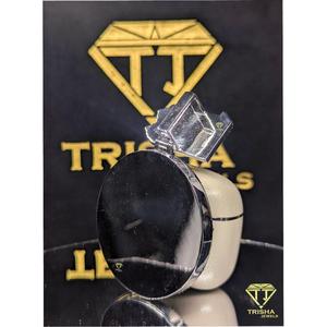 Pendentif rond serti de diamants Moissanite VVS avec pavé complet en argent sterling 925, bijoux de style hip-hop pour hommes, par Trisha Jewels - Product Image 5
