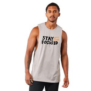 Custom Men's Sleeveless Eco-Friendly Quick Dry Breathable 100% Cotton <b>Sports</b> <b>Tank</b> <b>Top</b> Gym Fitness Athletic Wear - Product Image 1