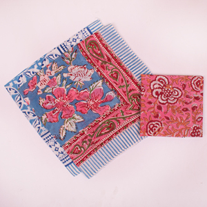 Nouveau Bandana Carré en Coton Imprimé à la Main, Multifonctionnel, Foulard Écologique Bohème - Product Image 2