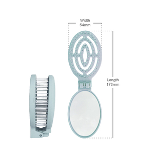 Peigne à cheveux pliable à séchage rapide Caravan Untangle avec miroir - Product Image 1