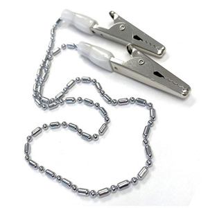 OdontoMed 2011 Manual Stainless Steel Dental Napkin Holder Metal Ball Chain Bib Clips for Clinic Use | CE Certified 2-Year - Product Image 6