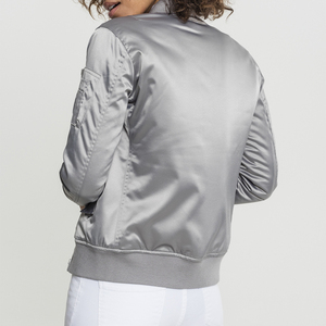 Veste bomber universitaire pour femmes de haute qualité, respirante, résistante aux taches, en laine, séchage rapide, écologique, tailles personnalisables OEM - Product Image 2