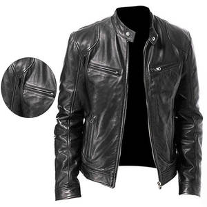 Vestes en cuir de vachette véritable entièrement personnalisées Veste en cuir de dernière conception fabriquée à Sialkot Pakistan Bon marché Prix bas - Product Image 5