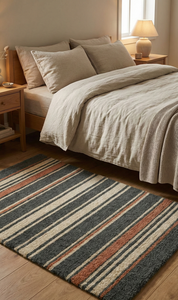 Custom Size Anti-Slip Natural Woolen Area Rug Modern Abstract Design for Hotel Home Decor Flooring Rugs - Product Image 2