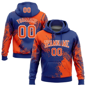 Sudadera con Capucha para Hombre, Diseño Nuevo, Personalizada, con Degradado de Naranja Marino, en Poliéster/Algodón, Holgada, Venta al Por Mayor Directa de Fábrica - Product Image 1