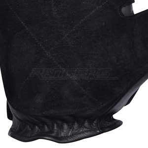 Guantes Tácticos de Medio Dedo al por Mayor, Guantes de Caza Negros con Nudillos Acolchados para Uso en Exteriores, Guantes Tácticos de Cuero Personalizados OEM - Product Image 6