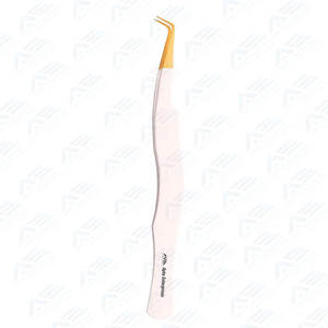 Pince à cils de haute qualité avec pointes fines étroites Pince à cils de volume russe de précision pour l'application de cils d'experts - Product Image 2