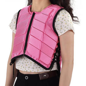 Gilet de sécurité équestre pour enfants, équipement de protection léger rembourré en mousse pour l'équitation, en vrac, HASHIR INTERNATIONAL HI-HV-02, réutilisable - Product Image 4