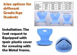 อุปกรณ์เสริมเฟอร์นิเจอร์เก้าอี้พลาสติกสำหรับห้องเรียนมหาวิทยาลัย - Product Image 6