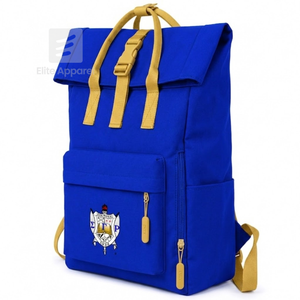 Custom Sigma Gamma Rho Sorority <b>Backpack</b> embroidered logo Casual Style <b>Large</b> <b>Capacity</b> <b>Backpack</b> for girls with polyester lining - Product Image 2