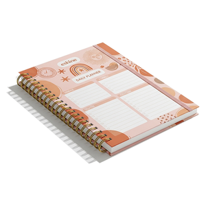 New Arrival Custom A5 to Do List Coil English <strong>Calendar</strong> Planner <strong>Notepad</strong> Journal Organizer Daily Weekly Agenda Notebook - Product Image 3