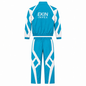 Conjunto Deportivo Personalizado al por Mayor, Chaqueta y Pantalones Deportivos para Hombre, Traje Cortavientos Atlético OEM, Conjunto de Dos Piezas - Product Image 2