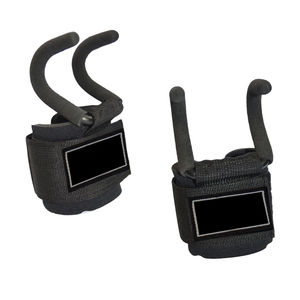 Sangles de poignet personnalisées avec logo pour la musculation, accessoires de fitness pour hommes et femmes, crochets de levage rembourrés en néoprène OEM - Product Image 5