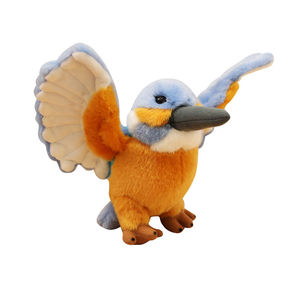 Peluche Pieuvre de mer en peluche avec ailes écartées, couleur orange et bleue, 31cm-50cm, pour enfants de 2 à 4 ans, unisexe - Product Image 1