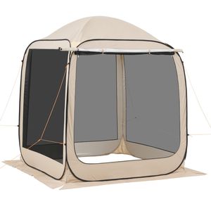 Tenda a Schermo Pop-up 6x6ft per 4-6 Persone, Tettoia Portatile Estensibile con Borsa per il Trasporto - Product Image 2