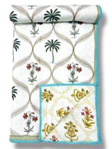 Red Rose Printed Pattern Cotton Dohar Use In <b>Bed</b> Room In Occasion Buy Direct From Supplier At Bulk Price - Product Image 4