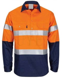 Reflective Working Shirt Working Shirt Staff Dress Shirt Workwear Factory Customize High Visibility Reflective Safety Clothing - Product Image 6