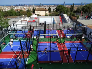 Cancha de <span class=keywords><strong>Padbol</strong></span> Estándar de 10x6m con Pared de Vidrio Templado para Deportes al Aire Libre e Interior - Product Image 3