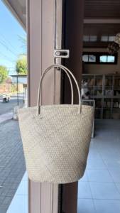 Sac fourre-tout en rotin naturel, best-seller indonésien, sac à main décontracté pour femme, écologique, ouverture supérieure, deux poignées, usage quotidien - Product Image 4