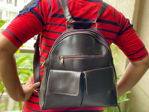 Sac à dos en cuir véritable 2 en 1 pour hommes, sacoche pour université, meilleures ventes - Product Image 2