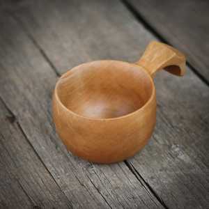 Taza de Madera Ecológica Pintada de Diseño Premium, Forma Personalizada, Diseño Moderno, para Mesa, Regalo Único para Coleccionistas de Bodas - Product Image 3