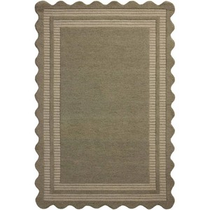 Classic Rectangle Area Rug Solid Color Wool Polyester Flat Weave Non <b>Slip</b> Backing Living Room Floor <b>Mat</b> Thin Thickness - Product Image 5