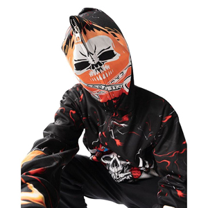 Sweat à capuche zippé personnalisé avec logo, style streetwear hiver, 100% coton, molleton écologique, coupe classique, impression numérique en relief, service OEM - Product Image 1