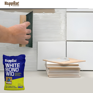 White Tile Adhesive Cement Based <b>Polymer</b> & Cement High Strength Water Resistant Tile Glue for Ceramic and Porcelain Tiles - Product Image 1