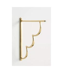 Soporte de Pared Clásico de Latón, Apto para Interiores Tradicionales, Estantes Funcionales y Soporte Decorativo de Pared - Product Image 1