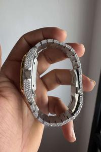 นาฬิกาฮิปฮอปโครโนกราฟรุ่นลิมิเต็ดอิดิชั่นสำหรับผู้ชาย ประดับเพชรโมอิสซาไนต์สุดหรูหรา ตัวเรือนสแตนเลสสตีล - Product Image 5