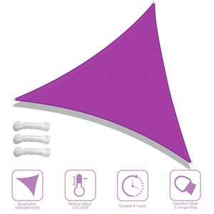 Tenda Parasole Triangolare Rossa Viola 25' X 25' X 25' Categoria Prodotti Piatti e Vassoi - Product Image 2