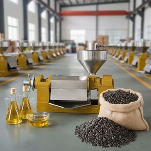 เครื่องกดน้ำมันแบบสกรู6YL-120เกรดอุตสาหกรรมสำหรับการแปรรูปน้ำมันเรพซีดและน้ำมันมะพร้าวขนาดใหญ่ - Product Image 1