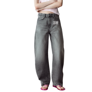 Jeans taille haute pour femmes, pantalon en denim tendance, pantalon décontracté classique, vêtements confortables et durables pour tous les jours, fabricant sur mesure - Product Image 1