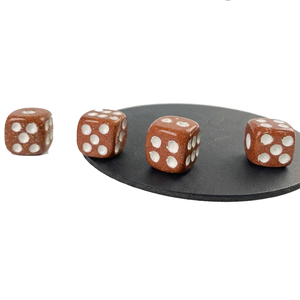 Stone Red Goldstone D6 <b>Dice</b> Cube Natural Gemstone Crystal Stone D6 <b>Dice</b> Engraved Stone Custom <b>Dice</b> <b>Sets</b> - Product Image 2