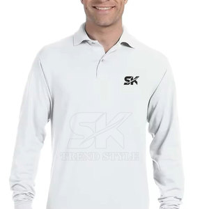 Camisa Polo Lisa de Manga Larga para Hombre, Elegante y a la Moda, Diseño Personalizado 2025, Último Diseño - Product Image 5