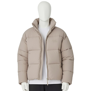 Veste d'hiver matelassée pour homme à capuche, col montant, broderie personnalisée OEM, rembourrage en coton - Product Image 1