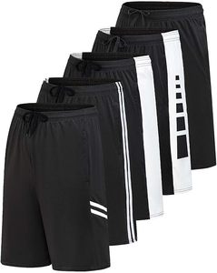 Shorts de plage et de sport pour hommes personnalisés de haute qualité, taille mi-haute, décontractés, en tissu tissé, avec cordon de serrage et motif imprimé - Product Image 5