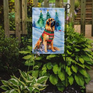 Leonberger Christmas Multicolor <b>Garden</b> <b>Flag</b> Decorative Mailbox Yard <b>Flag</b> Banner for Patio Artwork for Flower Beds and <b>Gardens</b> - Product Image 2