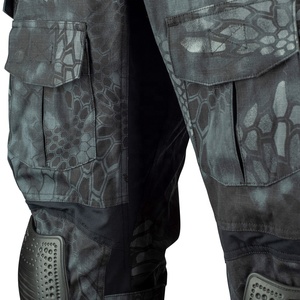 Pantalon de chasse camouflage pour homme, résistant à l'eau, finition mate silencieuse, pantalon de chasse d'extérieur, 6 poches utilitaires, pantalon cargo tactique - Product Image 4