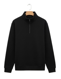 Sweat-shirts à demi-zip personnalisés pour hommes à prix avantageux, nouvelle mode, sweat-shirts à zip pour hommes - Product Image 1