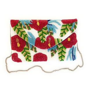 Sac à main en perles fait main pour femmes |   Pochette de soirée élégante, sac à main luxueux orné de perles |   Sac de soirée de créateur, mini sac tendance à perles - Product Image 4