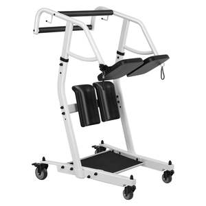 Silla Elevadora de Pacientes con Soporte Ajustable, Asiento de PU, Ruedas Bloqueables, Fácil de Usar, Capacidad de 400 Libras, para Transferencia de Personas Mayores o con Discapacidad en el Hogar - Product Image 1