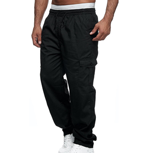 <b>Men</b> <b>Cargo</b> <b>Trousers</b> Custom Wholesale Casual Multi Pocket Streetwear Pants Elastic Waist OEM ODM Clothing Manufacturer Factory - Product Image 4