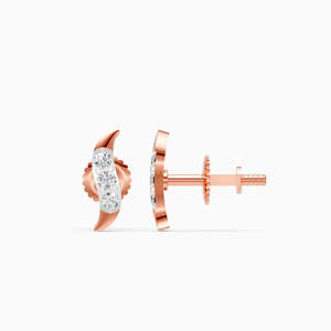 Pendientes de Aro con Corona Geométrica, Aleación de Zinc, Baño de Rodio, Engaste de Diamantes, Estilo Bohemio, Joyería Unisex para Bodas - Product Image 3