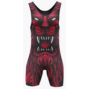 Combinaisons de lutte OEM de style jeunesse, motif premium, entièrement sublimées, unisexes pour hommes, combinaisons de lutte personnalisées pour adultes - Product Image 2
