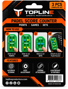 ชุดอุปกรณ์นับคะแนน TOPLINE Padel 3 ชิ้น ชุดนับคะแนนแบบพกพา ทำจากพลาสติก สำหรับกีฬาเทนนิส เพื่อการวัดประสิทธิภาพ - Product Image 2