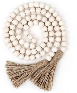 Top Demanded Customizable <b>Wooden</b> Garlands <b>Rustic</b> Handmade Bead Chains for Wholesale Home Decoration Available For Sale - Product Image 4