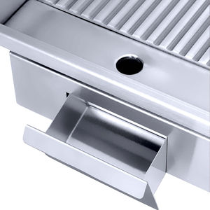 Multifunctional Commercial Aluminum <b>Griddle</b> with Detachable Oil Collector for Indoor Use in Restaurants - Product Image 5